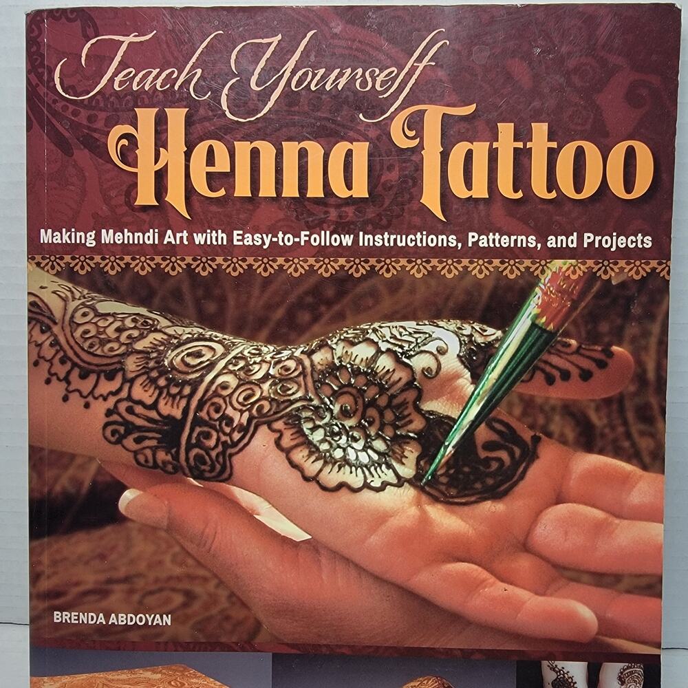 Teach Yourself‎ Henna Tattoo Book Beginner Guide Designs Techniques - Picture 6 of 13